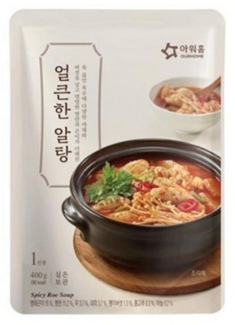 아워홈 얼큰한 알탕, 10개, 400g