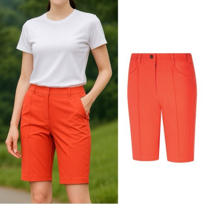 여성 여름 파워스트레치 포켓 5부 등산 반바지 KSC098QP3W