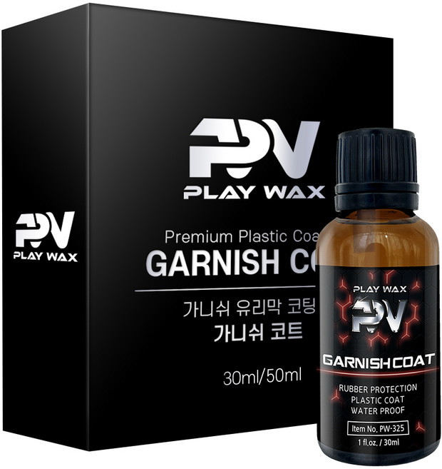 플레이왁스 가니쉬코트 플라스틱 복원제 트림 코팅제 광택제 30ml, 1개