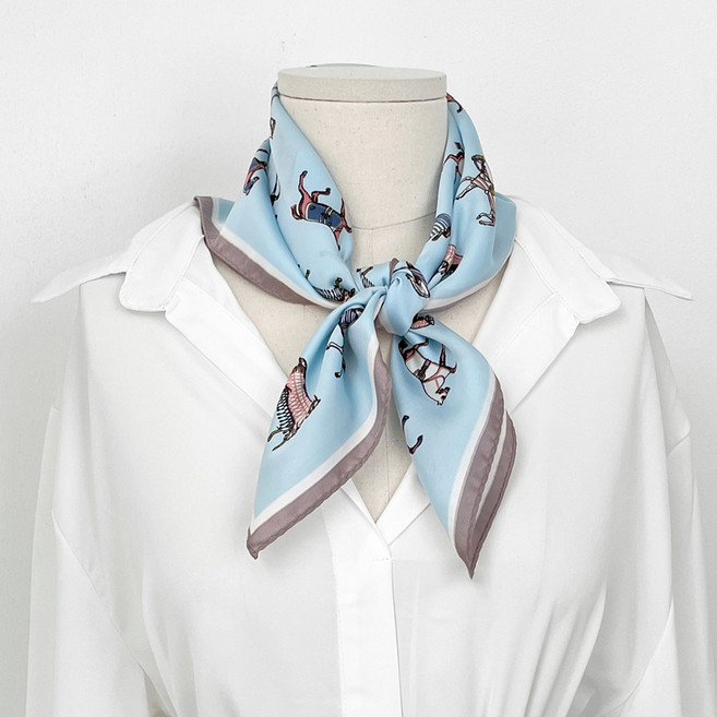 모브누아 국산 봄트로이 쁘띠 사각 스카프