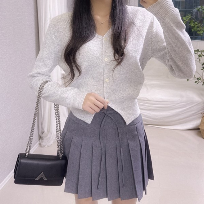 제이엠스타일 [14color~캐시미어~국산!!] 가을 봄 여성 니트 가디건 트임 브이넥 간절기 겨울여자 아우터 출근룩