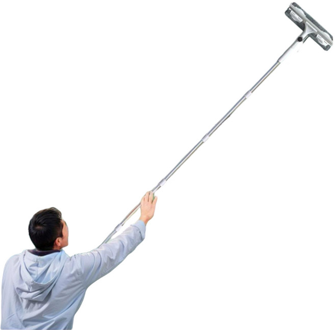 호아인터 길이조절 170cm 유리창 창문 청소도구 스퀴지 유리창닦이 창문닦이, 화이트, 1개