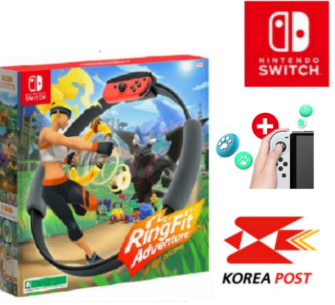 닌텐도스위치 링 피트 어드밴처 한글판, 링 피트 어드벤처 한글판+조이콘 스틱커버 악세사리