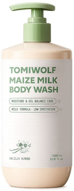 토미울프 단 1회 사용 피지 87% 제거 임상 등드름 퍼퓸 바디워시 바닐라 아몬드향, 1개, 1000ml