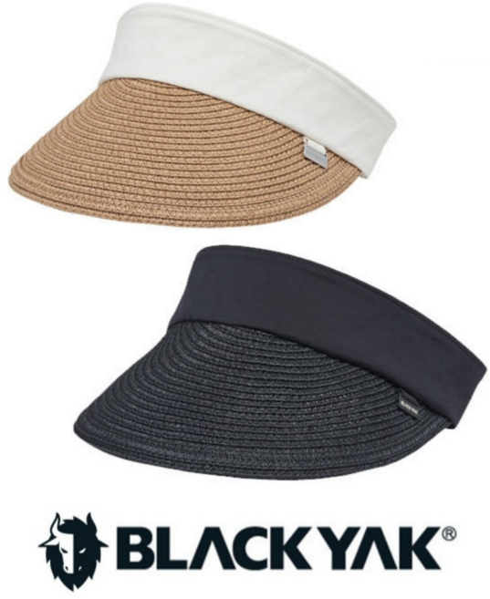 [백화점 매장판] 블랙야크 여성 라이트 선바이저 야외활동 레저 산책 리본 선캡