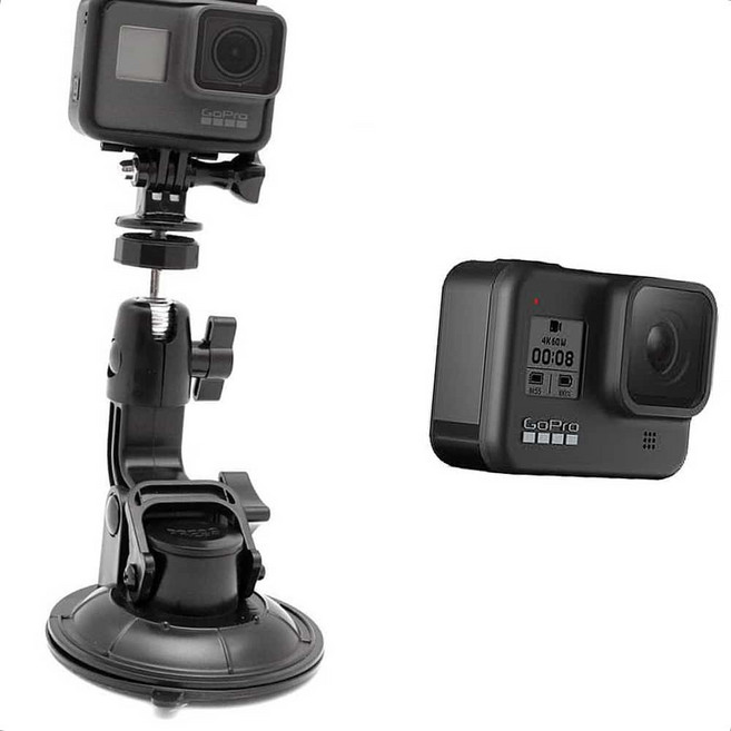 액션캠 흡착식거치대 GOPRO HERO 8 유리 마운트 석션컵 자동차 거치대 흡착