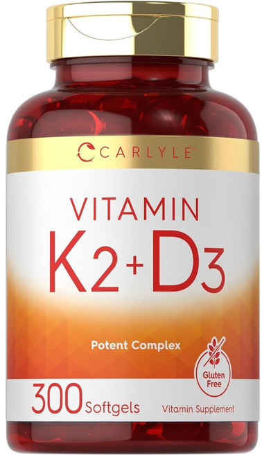 비타민 K2 MK7 200mcg D 250mcg 고함량 300정 대용량 미국산 Vitami, 1개