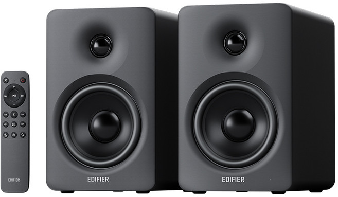 에디파이어 컴팩트 액티브 2.0 HDMI eARC USB-C AUX 블루투스6.0 서브우퍼 100W RMS출력 LDAC 코덱 TV연결가능 고해상도오디오스피커 리모컨 포함, 블랙, M90