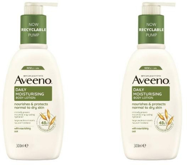 Aveeno 아비노 데일리 모이스춰라이징 바디 로션 300ml 2팩