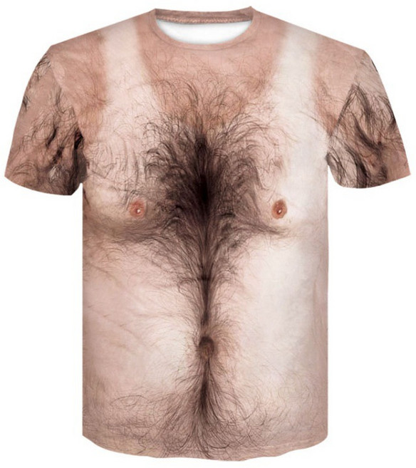 3D 프린팅 근육 반팔티 뱃살 반팔티 웃긴 재미있는 티셔츠