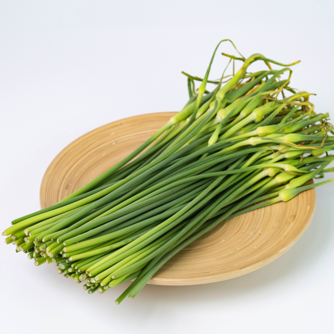 국산 마늘쫑 500g 내외 1단 소량 1인분, 2개