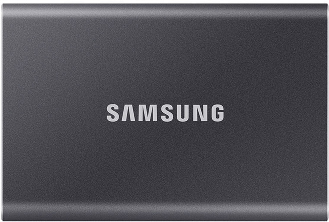 삼성전자 포터블 외장하드 외장SSD, T7 그레이 MU-PC2T0T/WW, 2TB