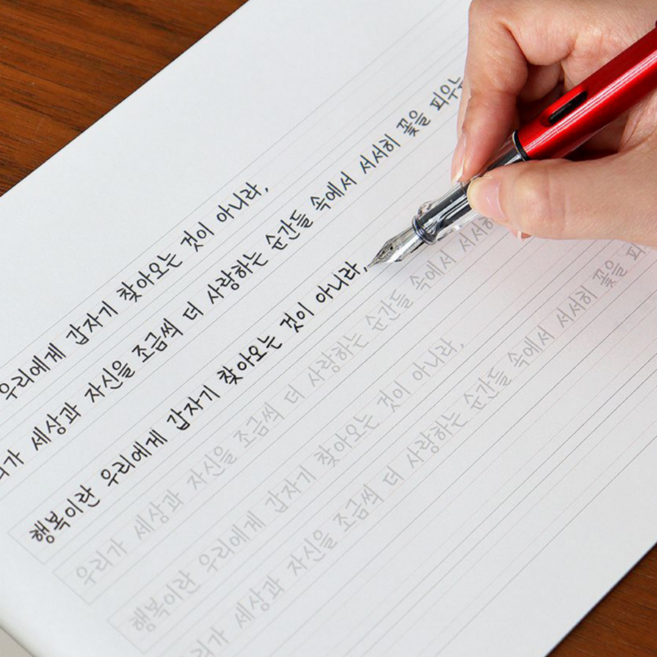글씨 교정 손글씨 연습 예쁜 글씨체 악필 교정책