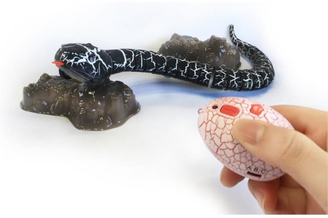 리모컨 스네이크 뱀 작동완구 선물 rc 초등학생 완구장난감, 1개