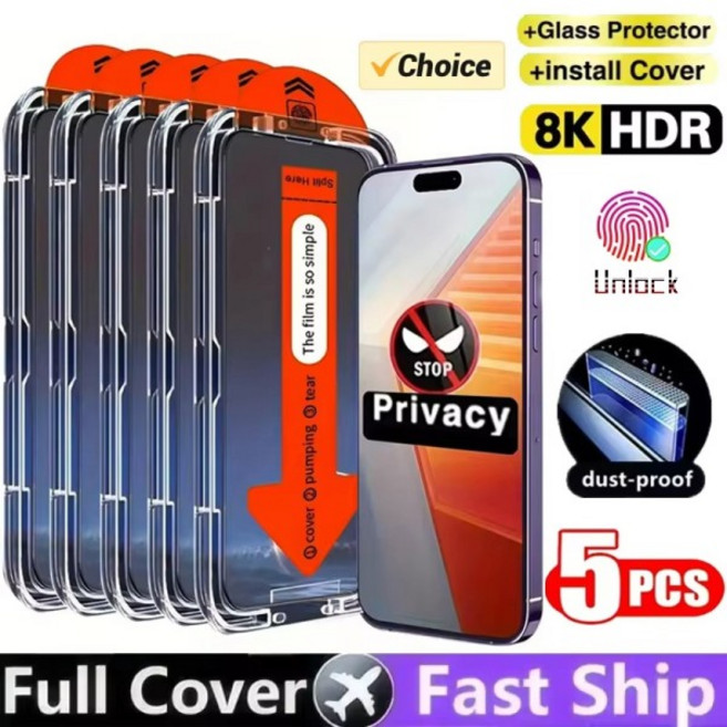 1-5개 프라이버시 자동 설치 스크린 보호필름 구글 픽셀 10 9 프로 XL 강화유리 8 7 9A 8A 7A 6A용