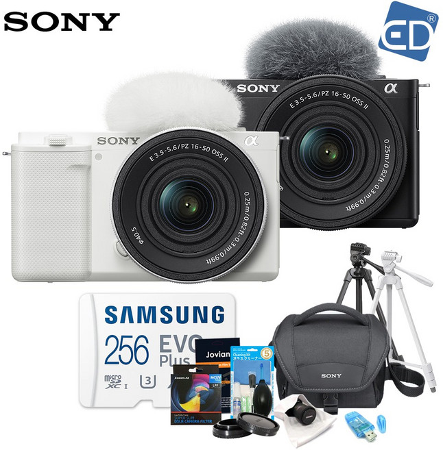 소니정품 ZV-E10K 16-50mm II + 256G 패키지 미러리스카메라/ED, 02 ZV-E10화이트+16-50mm 패키지