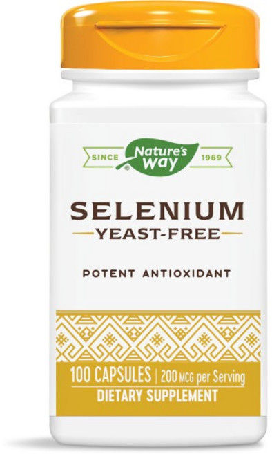Nature's Way 然萃維 硒200mcg膠囊, 100顆, 1罐