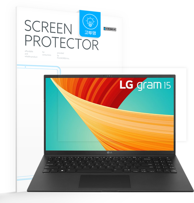 2023 LG그램 15인치 고투명 액정보호필름, 1개