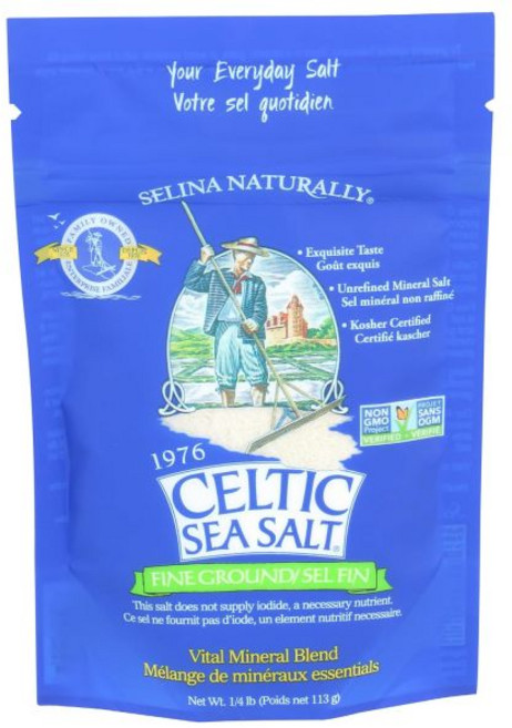 Celtic Sea Salt 소금 고운 가루 켈트 바다 3.84온스 파운드