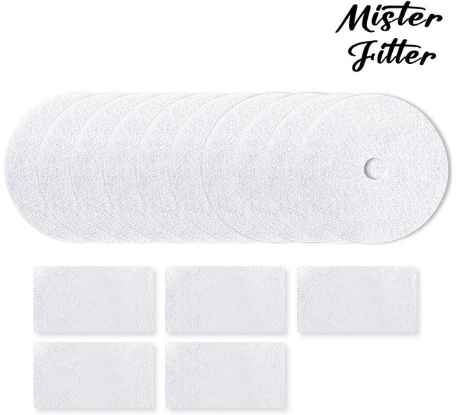 미니 의류건조기 먼지 필터 원형10매 + 흡기 5매, 1세트