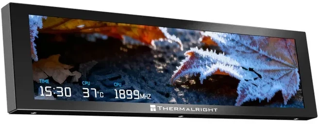 Thermalright Trofeo Vision LCD AIO 디스플레이 9.1인치 PC 모니터 게임 케이스/CPU 쿨러 DIY 테마 B Typ, 01 TV 9.1 LCD BLACK, 1