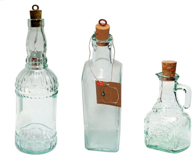 이태리 보르미올리 앤티크 코르크마개 카페시럽병 유리오일병, 소(250ml), 1개