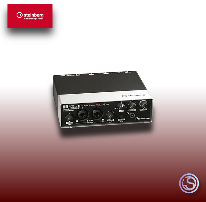 스테인버그 Steinberg UR22 MKll USB 오디오 인터페이스 홈레코딩 아이패드