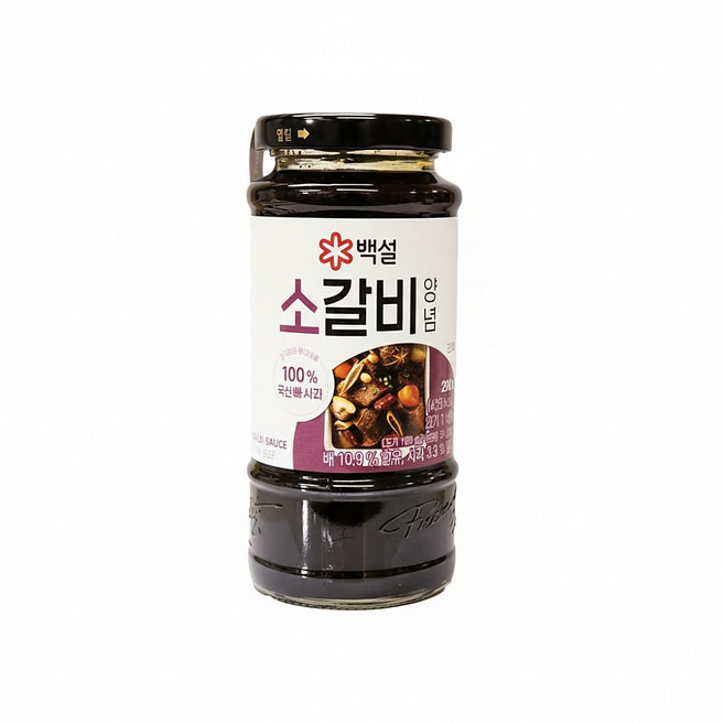 CJ 백설 소갈비양념 290g 2근용 소스 간편조리 비법 양념장, 1개