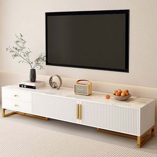 홈컴 거실장 티비다이 TV다이 티비장 서랍장 1200/1400/1600, 화이트