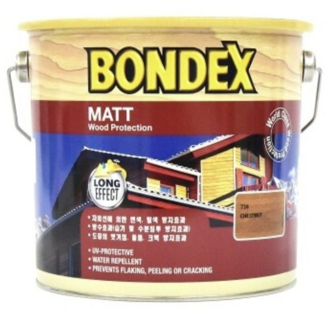 본덱스 오일스테인 2.5L, 900 투명, 1개