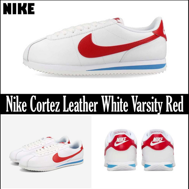 [국내매장판]나이키 코르테즈 여성 운동화 흰빨 스니커즈 클래식 데일리 W NIKE CORTEZ