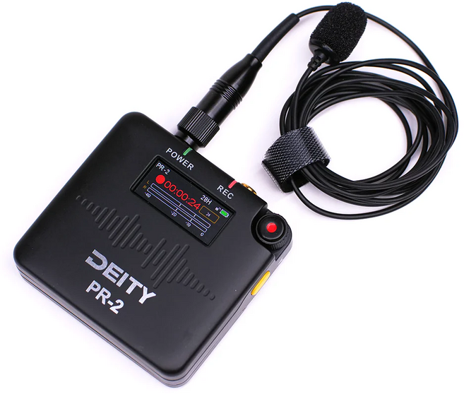 데이티 PR-2 핀마이크 녹음기 레코더 Deity 타스캠 DR-10CS 대체