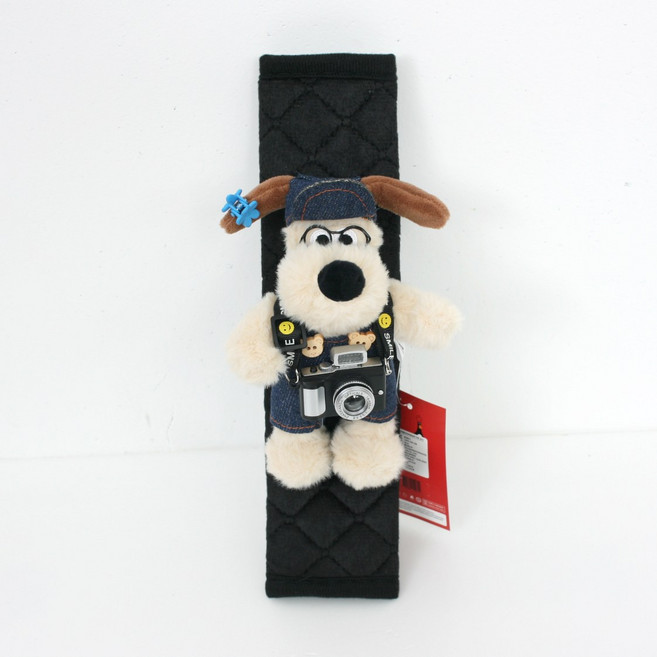 ALFRIENDS [공식정품] 그로밋 안전벨트 커버인형, 7.그로밋 청멜빵, 블랙