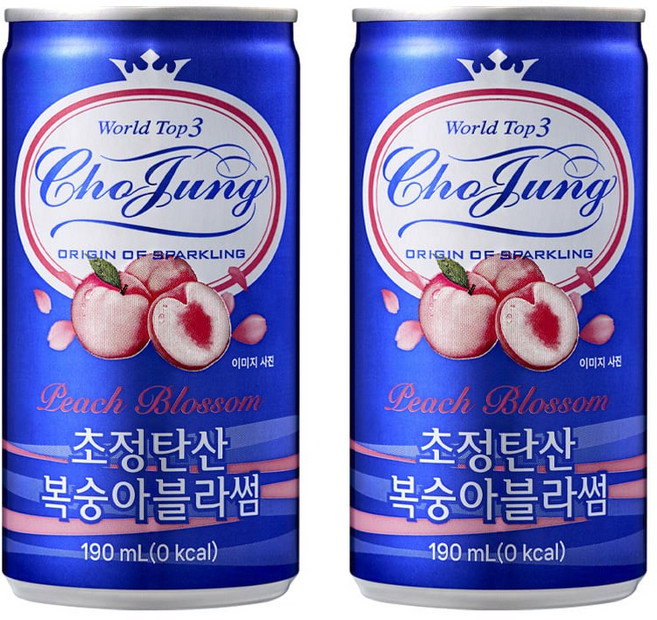 초정탄산 복숭아블라썸, 190ml, 30개