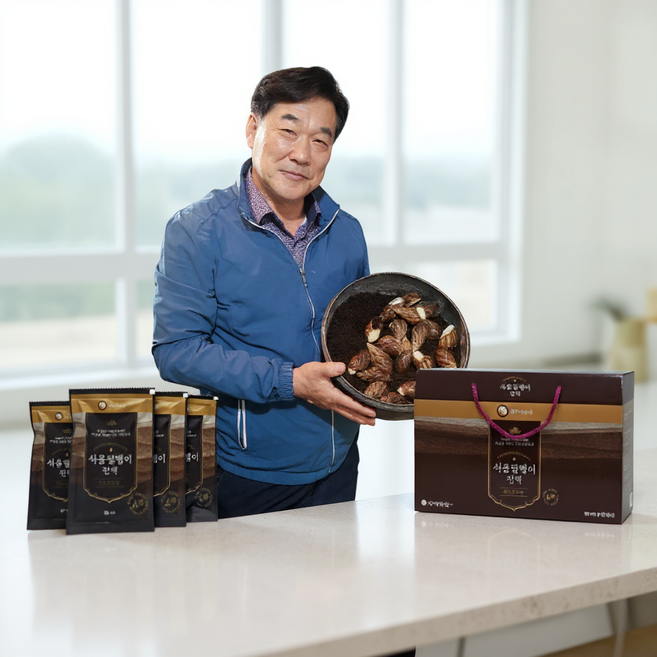 국내산 식용달팽이 콘드로이친 흑마늘 엑기스 즙 직접생산 좋은 재료 한우리농산 선물 활력, 1박스, 2.4L