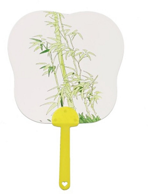 사군자민화부채만들기 대나무