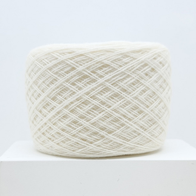 [뜨개실] 50g 램스울 3합, 01 백아이보리 3합, 1개