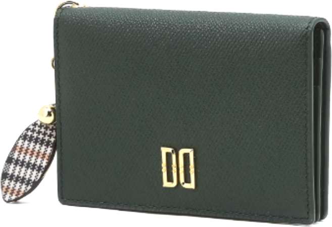 닥스 MISTY GREEN 소가죽 여성 반지갑