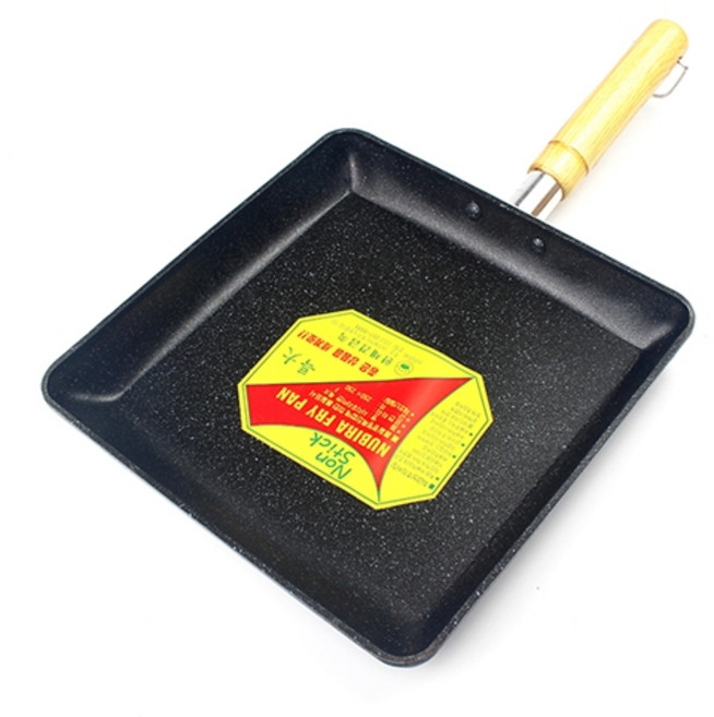 황제 [규촌키친] 논스틱코팅 사각프라이팬 정사각후라이팬 중 대 특대 왕대 (대형사각프라이팬 식당용사각프라이팬 가정용사각프라이팬 계란말이팬 토스트팬 조식프라이팬 브런치프라이팬), 1개