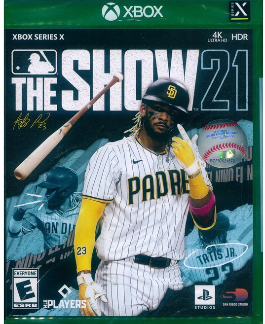 XBOX Series X MLB The Show 21 美國職棒大聯盟 21 英文美版 4K HDR 棒球遊戲, 1個, 現貨全新