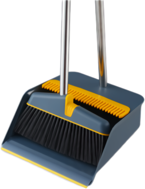 꼬까 빗자루 쓰레받이 다기능 세트, 1세트, 혼합색상