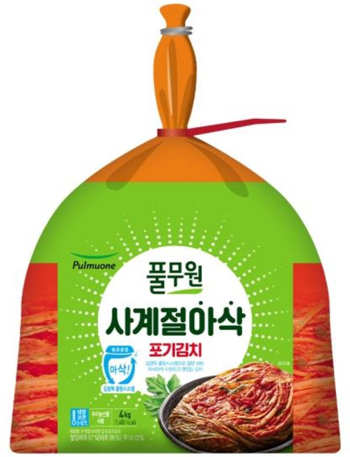 풀무원식품 사계절 아삭 포기김치 4kg, 1개