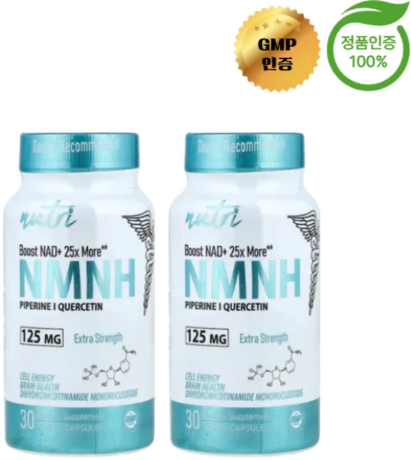 1+1 뉴트리 MNDH 125mg 베지 캡슐 30정, 2개 - 쿠팡