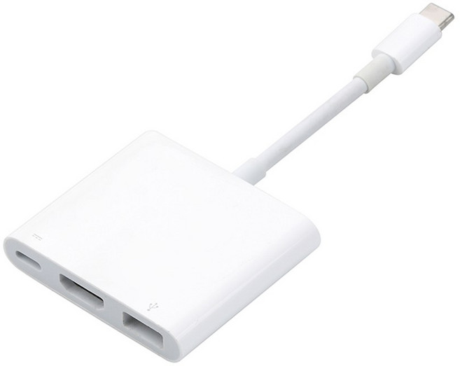 3 in 1 USB 허브 USB C-HDMI 호환 분배기 허브 Type-c-HDMI 호환 USB3.0 도킹 스테이션Macbook Air 변환기용, 1개