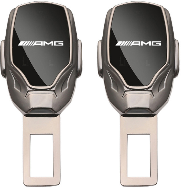 자동차 안전 벨트 버클 연장 인테리어 메르세데스 벤츠 AMG W204, 02 2PCS