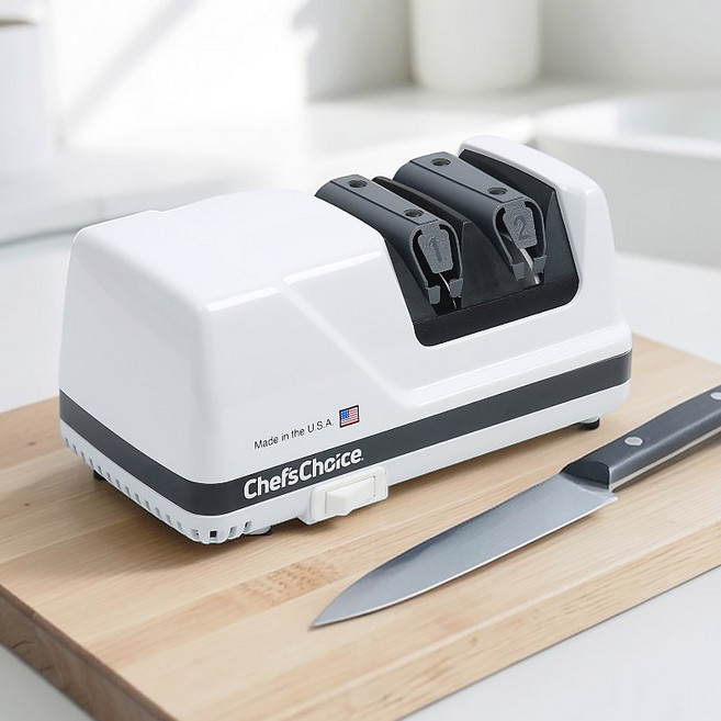 미국 쉐프초이스 No.320 전동칼연마기 2단 전기칼갈이, 1개, 화이트(No.320)