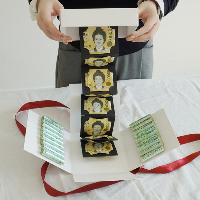 깜짝! 펼쳐지는 용돈 박스 만들기, 용돈상자+병풍홀더+머니홀더