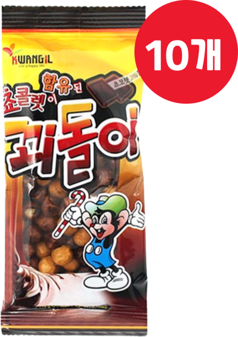 광일제과 꾀돌이, 40g, 10개