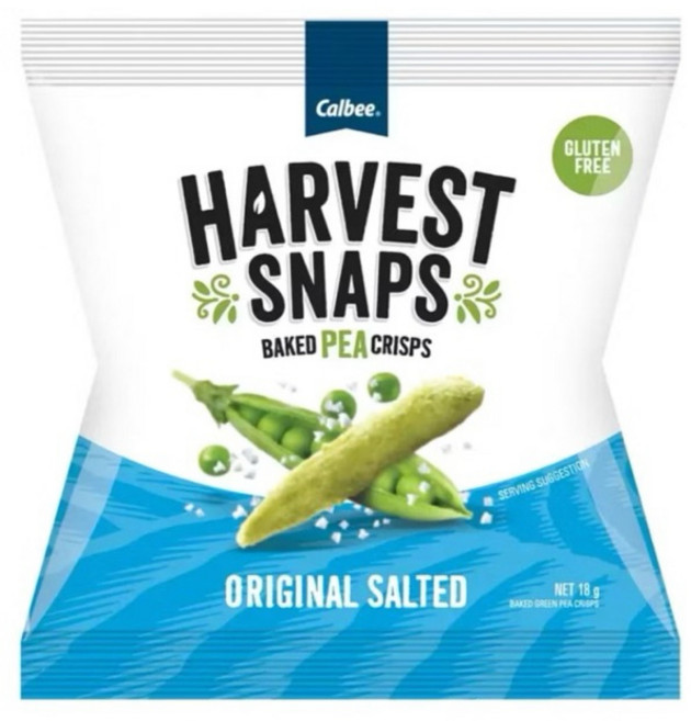 Calbee Harvest Snaps 鹽味豌豆脆果 18g, 1個