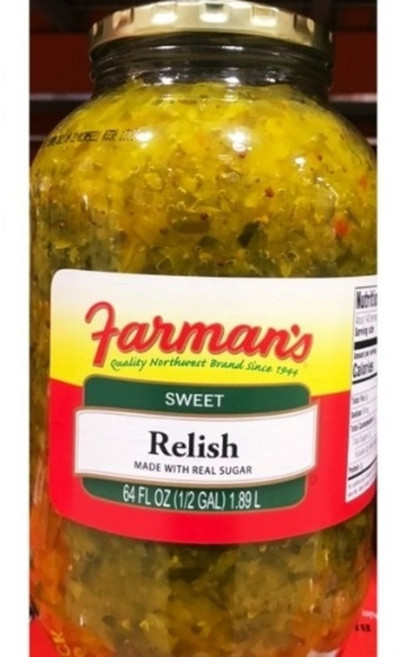 파멘스 피클 렐리쉬 오이피클 핫도그 샌드위치 소스 미국산 코스트코, 1개